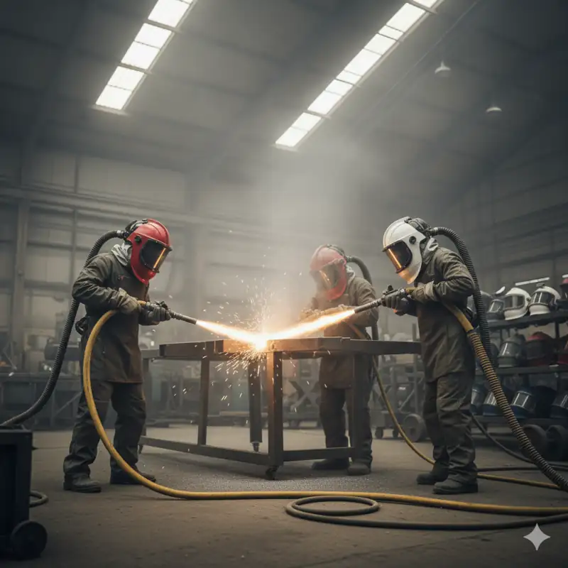 Cascos para Arenado y Granallado