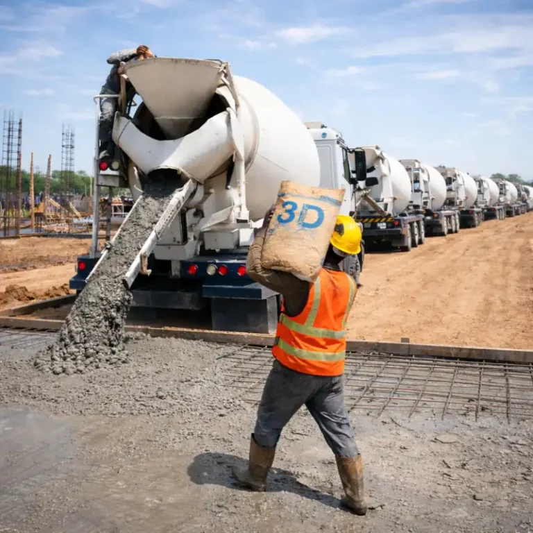 Aplicacion de Fibra metalica Dramix en Loza con Mixer